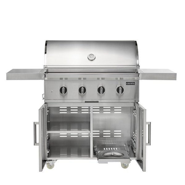 Coyote Outdoor Living 36 Inch C Series Gas Grill Cart Grill Cabinet Interior