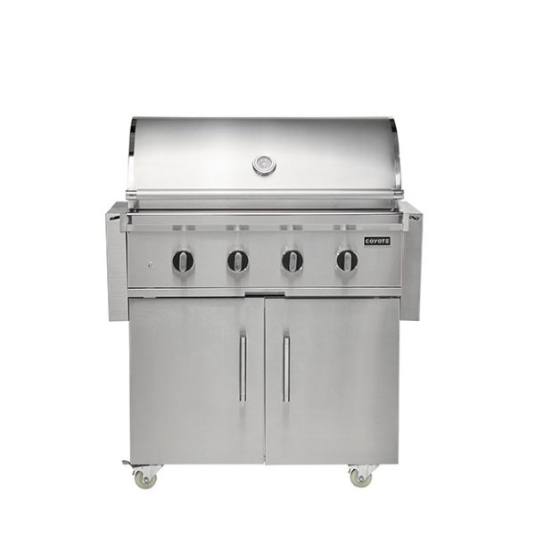 Coyote Outdoor Living 36 Inch CL Series Gas Grill Cart Shelves Down