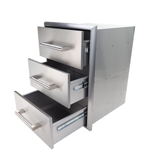 Coyote Outdoor Living 18 Inch Triple Access Drawer Slides