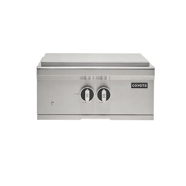Coyote Outdoor Living 24 Inch Gas Power Burner Lid On