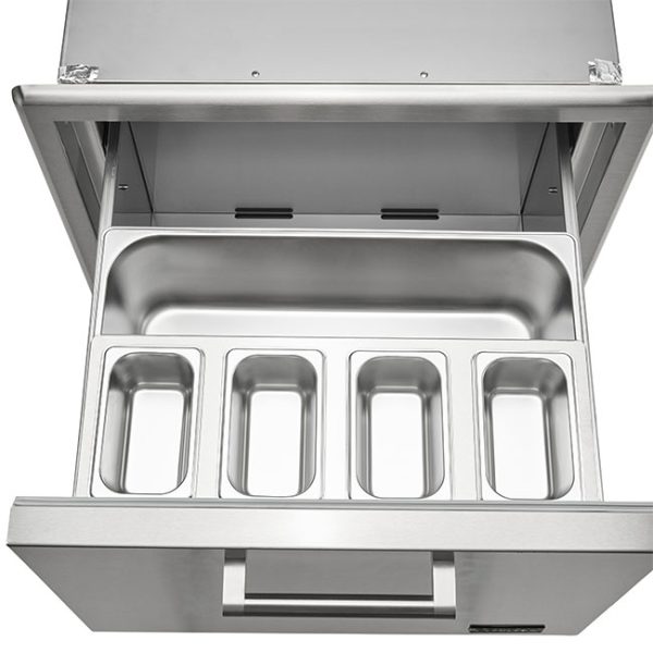 Coyote Outdoor Living 26 Inch Pull Out Ice Chest Drawer With Inserts