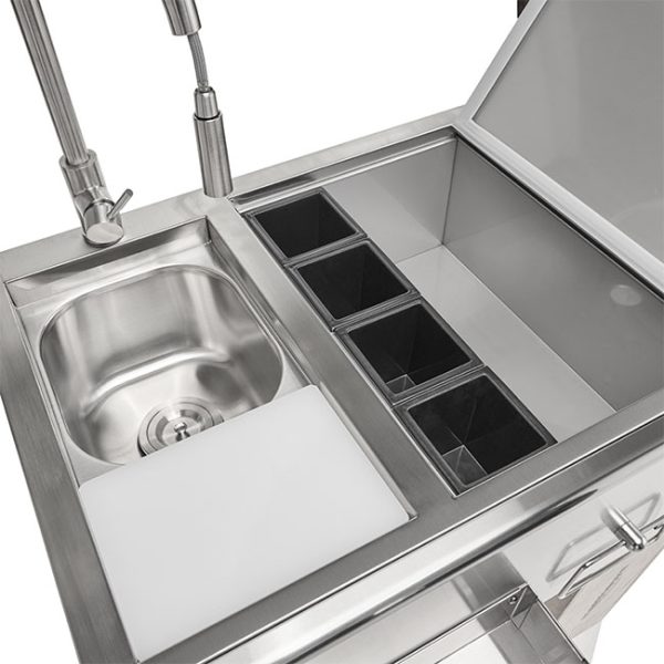 Coyote Outdoor Living 30 Inch Refreshment Center Internal Setup