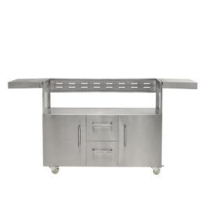 Coyote Outdoor Living 50 Inch Hybrid Gas and Charcoal Grill Cart