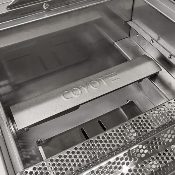 Coyote Outdoor Living 50 Inch Hybrid Gas and Charcoal Grill Gas Burner