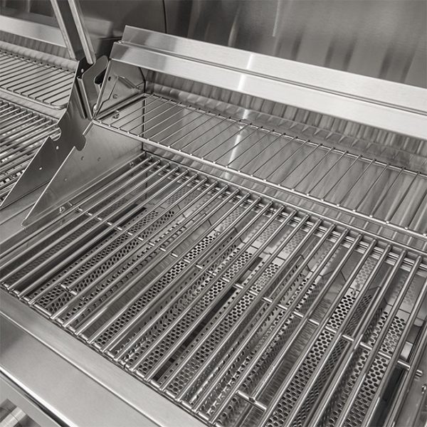 Coyote Outdoor Living 50 Inch Hybrid Gas and Charcoal Grill Upper Warming Rack