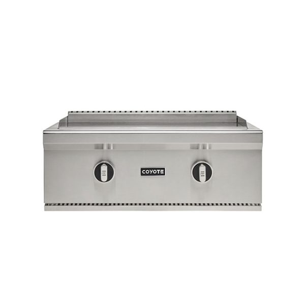 Coyote Outdoor Living 30 Inch Flat Top Griddle Lid Off