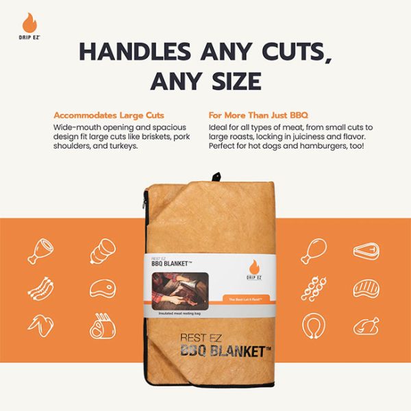 Drip EZ Rest EZ BBQ Blanket Sizing
