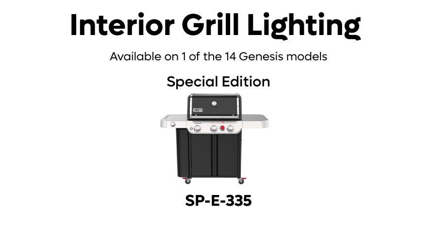 Weber Genesis 2026 Interior Grill Lighting