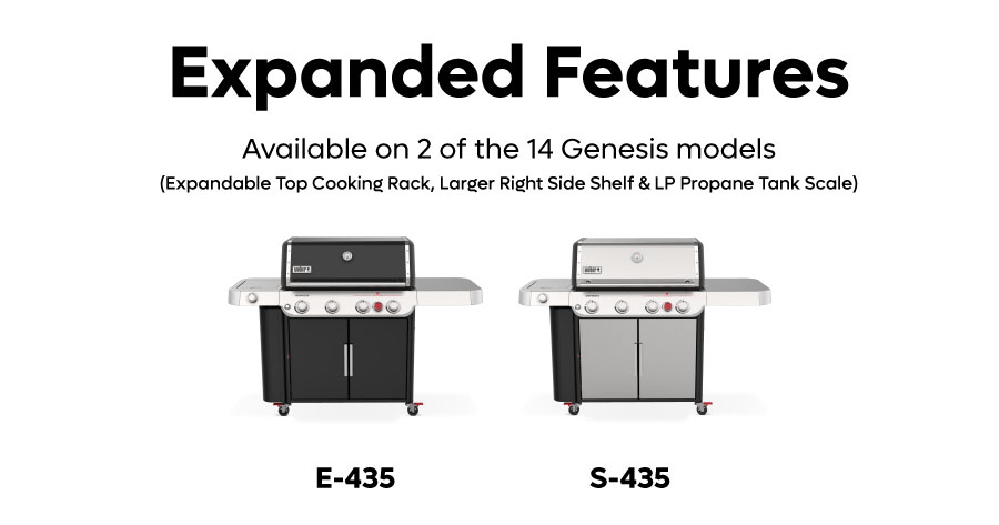Weber Genesis Expanded Features