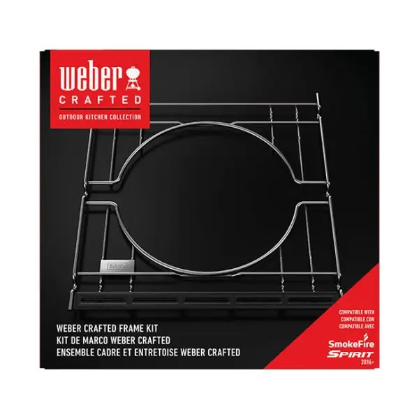 Weber Crafted Frame Kit for Searwood Pellet Grills and Spirit Gas Grills Packaging