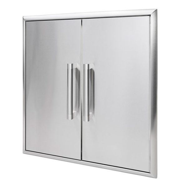 Coyote Outdoor Living 26 Inch Double Access Storage Doors Side View