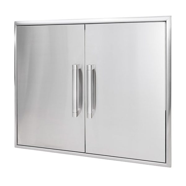 Coyote Outdoor Living 31 Inch Double Access Storage Doors C3 DA2431 Side View