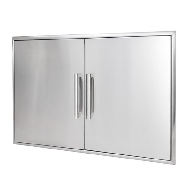 Coyote Outdoor Living 36 Inch Double Access Storage Doors C3 DA2436 Side View