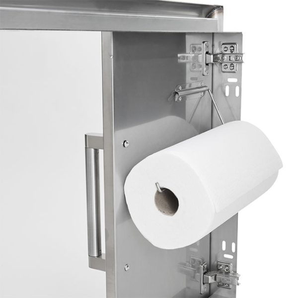 Coyote Outdoor Living 39 Inch Double Access Storage Doors C3 DA2439 Hinges and Paper Towel Holder