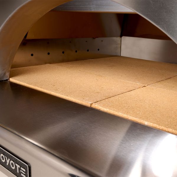 Coyote Outdoor Living 40 Inch Duomo Wood Fired Pizza Oven Interior Ceramic Floor