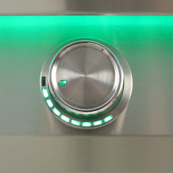 Alfresco Grills Intelligent Professional Gas Grill Green Knob