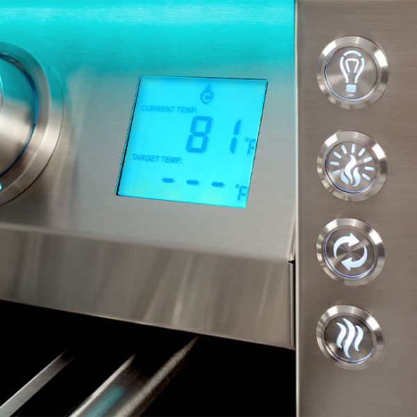 Alfresco Grills Intelligent Professional Gas Grill Push Buttons