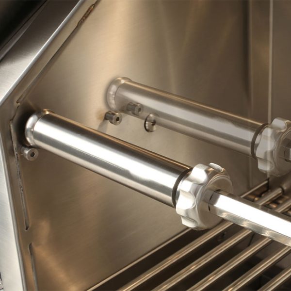 Alfresco Grills Intelligent Professional Gas Grill Two Position Rotisserie