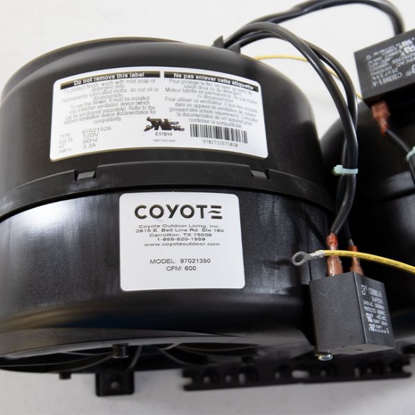 Coyote Outdoor Living 1200 CFM Ventilation Hood Blower Rating