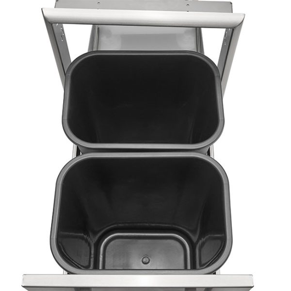 Coyote Outdoor Living 18 Inch Double Trash & Recycling Storage Drawer Bins
