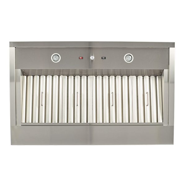 Coyote Outdoor Living 48 Inch Outdoor Ventilation Chimney Hood Underneath