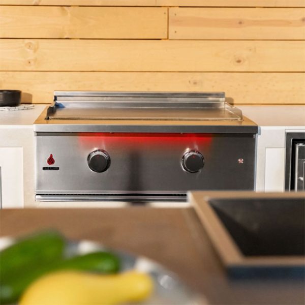 TrueFlame 30 Inch Gas Griddle Built In Lights