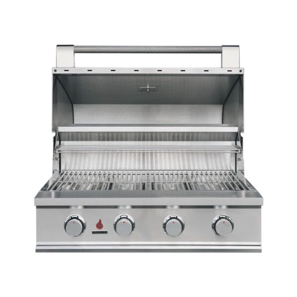 TrueFlame E Series 32 Inch Gas Grill Lid Open