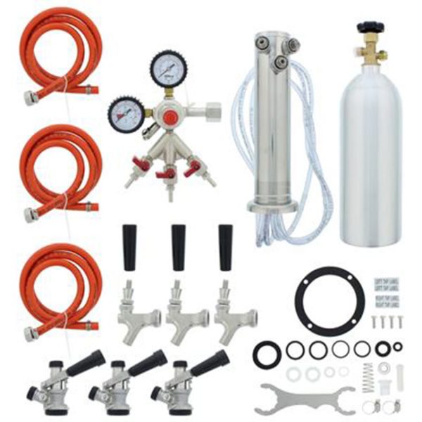 Zephyr Presrv Kegerator Triple Tap Kit