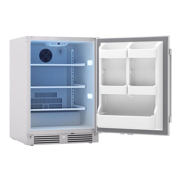 Zephyr Presv 24 Inch Undercounter Outdoor Refrigerator Interior