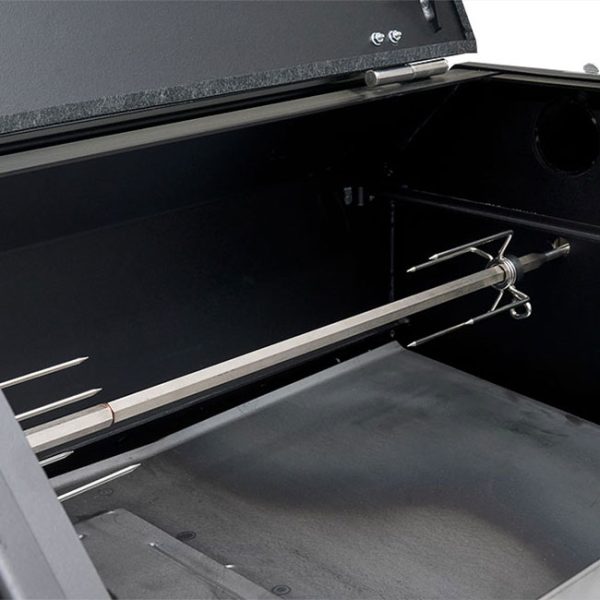 Yoder Smokers Rotisserie Kit for YS480S, YS640S and YS1500S Pellet Grills Spit Rod and Forks