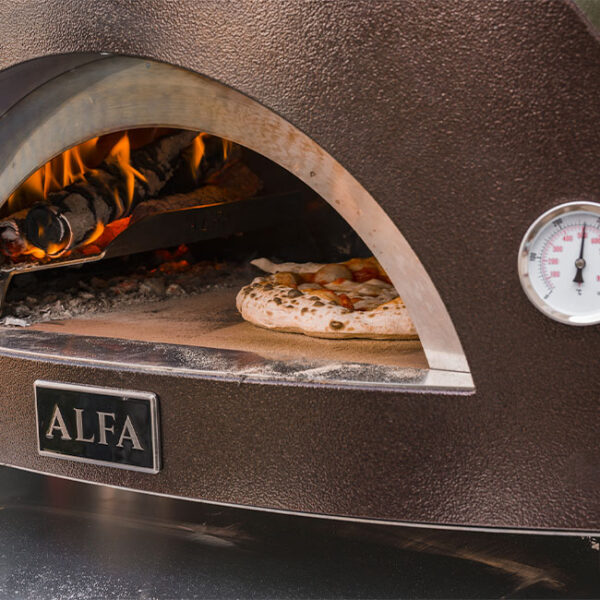 Alfa Moderno Nano Pizze Outdoor Gas Pizza Oven Neopolitan With Flame