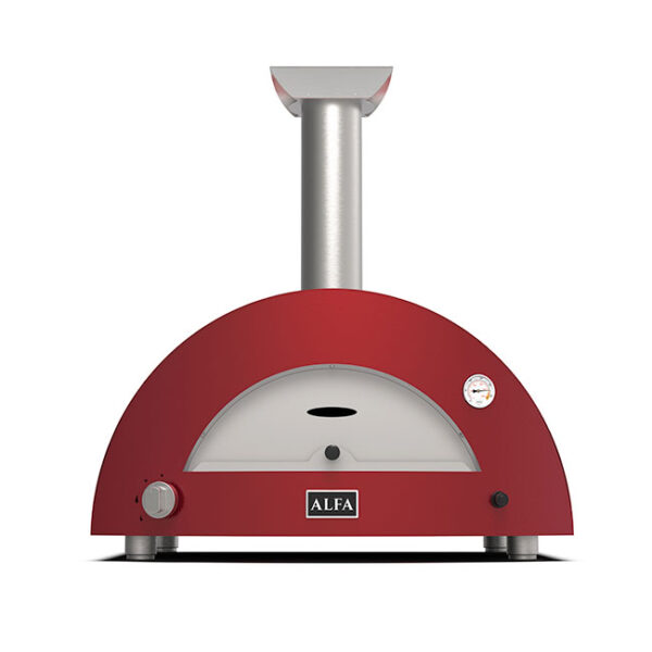 Alfa Pizza Ovens Moderno 2 Pizze Gas Oven Antique Red