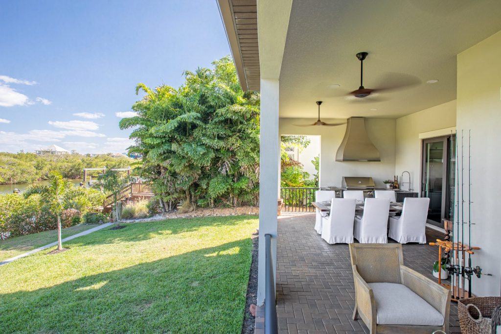 Custom Outdoor Kitchen With Custom Vent Hood In Ruskin, Florida | Just Grillin Outdoor Living