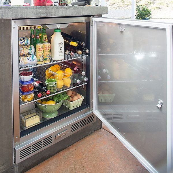 alfresco grills single door fridge