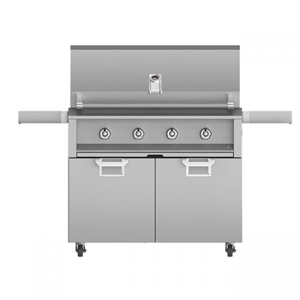 Aspire By Hestan 36-Inch Gas Grill On Cart Grill Stainless Steel