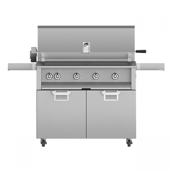 Aspire By Hestan 36-Inch Gas Grill On Cart Grill With Rotisserie Stainless Steel