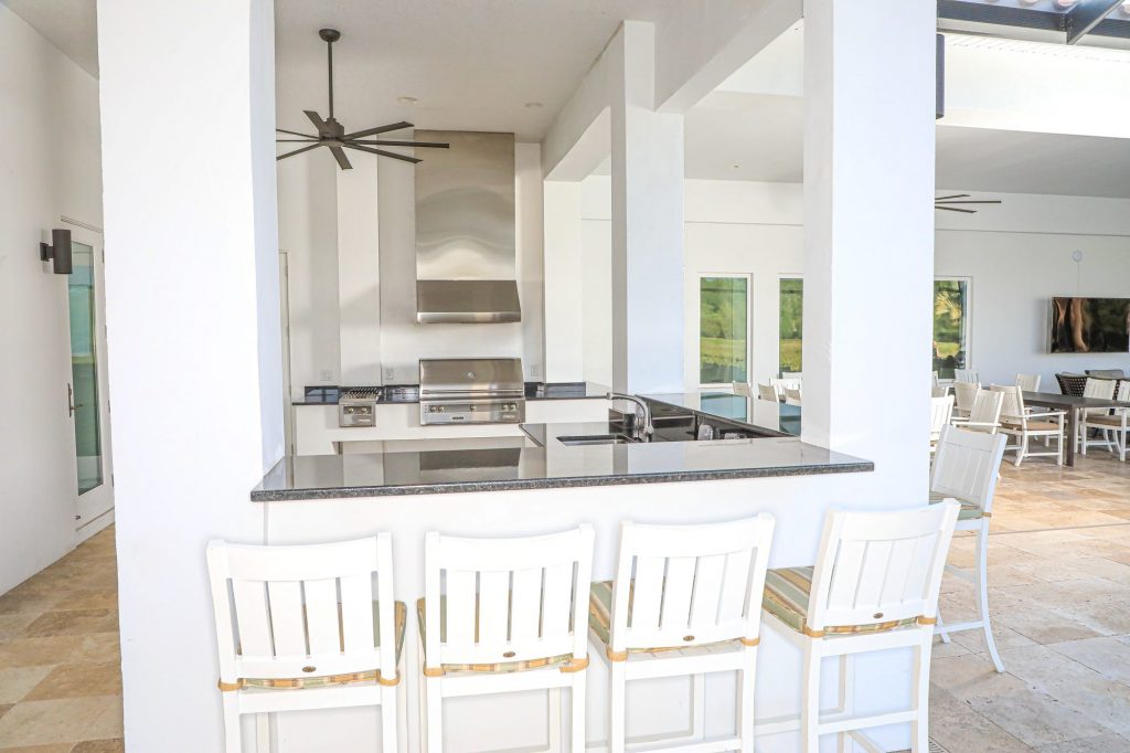 outdoor kitchen fireplace lutz florida
