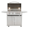 blaze 32 inch 4 burner LTE gas cart grill