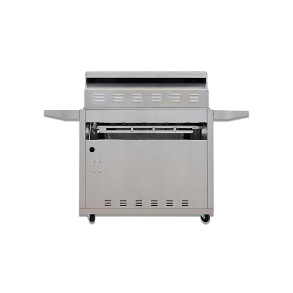 Blaze Grills 40 Inch LTE Plus 5 Burner Premium Gas Grill Back of Cart