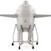 blaze 20 inch kamado grill freestanding with shelves