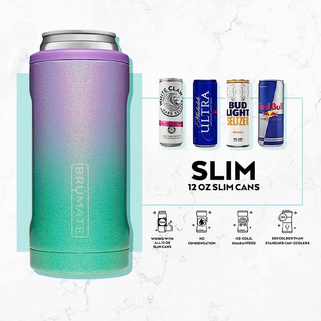 BrüMate Hopsulator Slim - Slim Can Cooler - 12 Oz – J Lucas Label