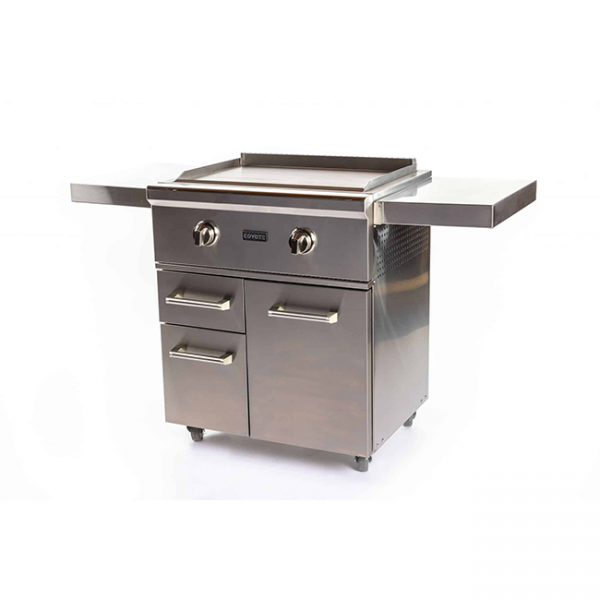Coyote 30 Inch Flat Top Grill Cart