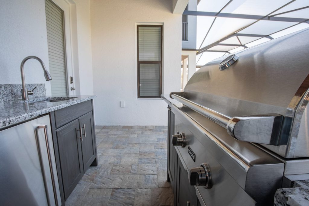 Custom Galley Outdoor Kitchen In Wesley Chapel
