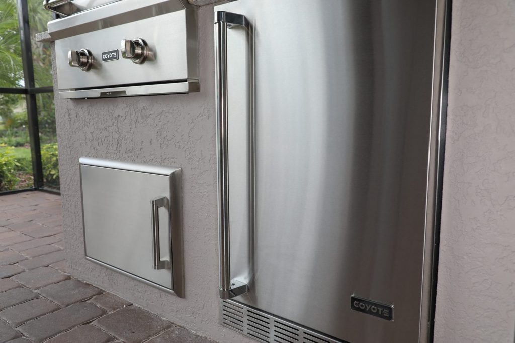 Linear Outdoor Kitchen In Wesley Chapel Just Grillin Outdoor Living