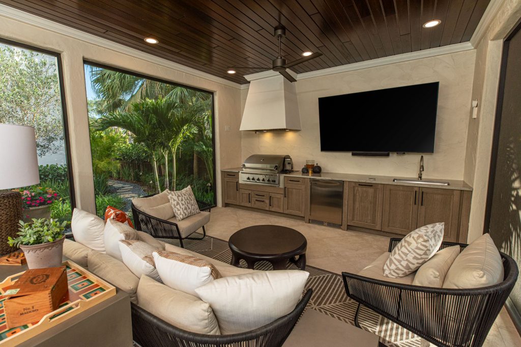Custom Outdoor Kitchen Designed and Built in Tampa Florida Just Grillin Outdoor Living WEB