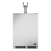 DCS 24-Inch Outdoor Keg & Beer Double Tap Right Hinge