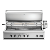 DCS Grills Series 7 48-Inch Gas Grill with Rotisserie Built-In Lid Open