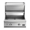 DCS Grills Series 7 30-Inch Gas Grill No Rotisserie Lid Open