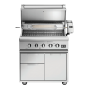 DCS Grills Series 7 36-Inch Gas Grill On Cart Lid Open