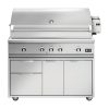 DCS Grills Series 9 48-Inch Gas Grill with Rotisserie and Charcoal On Cart
